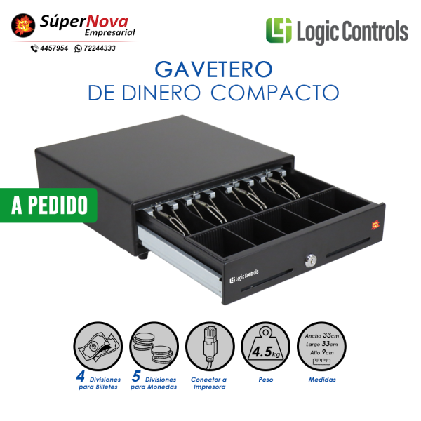 gavetero de dinero logic controls