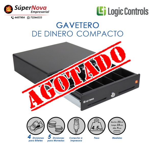 GAVETERO DE DINERO COMPACTO LOGIC CONTROLS CD330