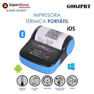 impresora termica portatil goojprt mtp3