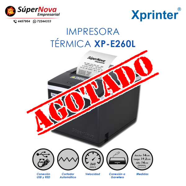 IMPRESORA TÉRMICA XPRINTER XP-E260L