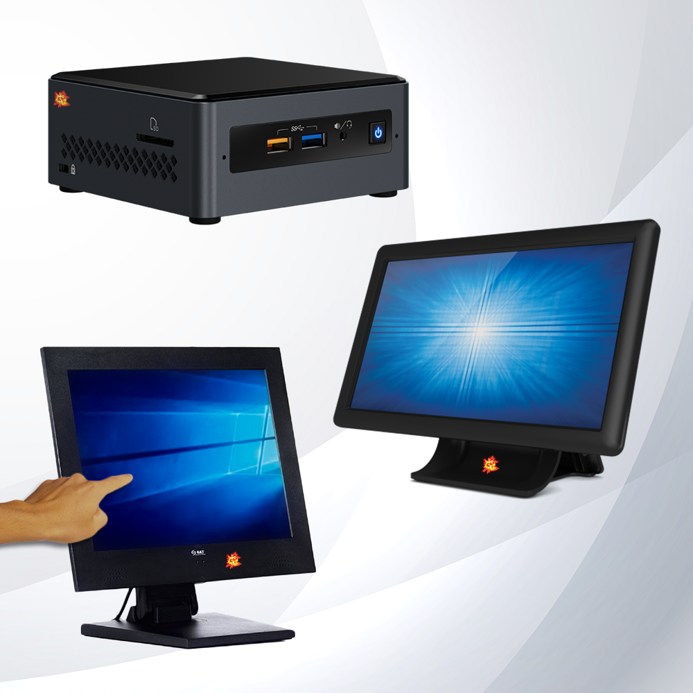 Mini PCs y Monitores Touch