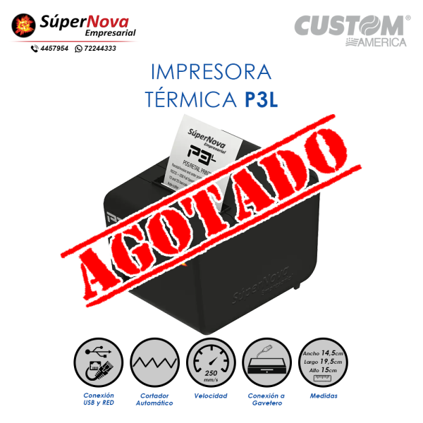 IMPRESORA TÉRMICA CUSTOM P3L