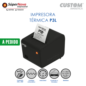 IMPRESORA TÉRMICA CUSTOM P3L