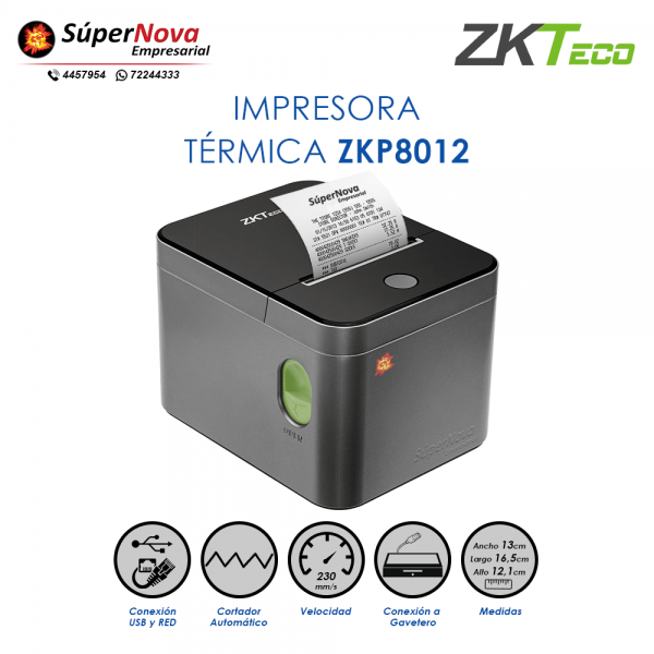 impresora termica punto de venta zkp8012
