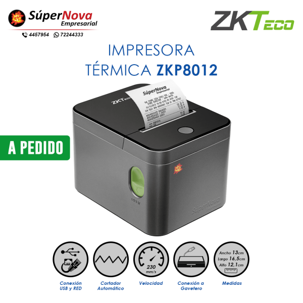 impresora termica zkp8012