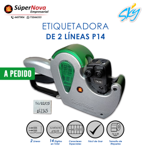 ETIQUETADORA DE PRECIOS Y FECHAS SKY P14