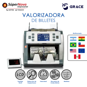 valorizadora de billetes grace ec900