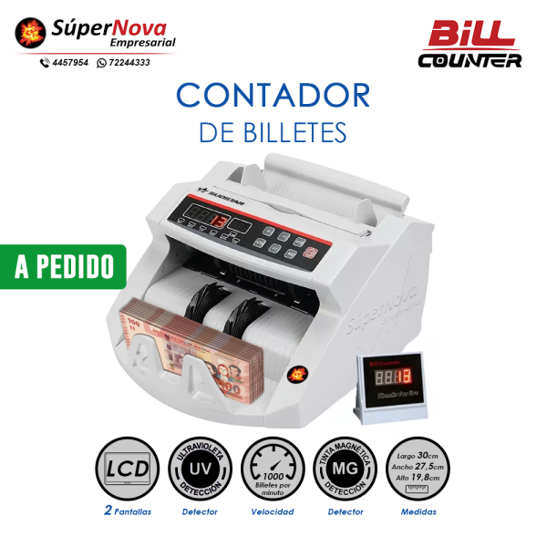 contador de billetes sudstar a pedido