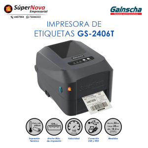 impresora de etiquetas gainscha gs2406t