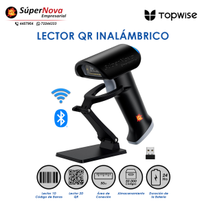 lector inalambrico con pedestal topwise g1-b