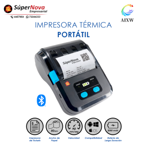 impresora térmica portátil aixw ai-80a